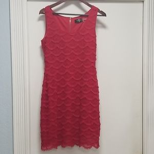 Guess red flare dress